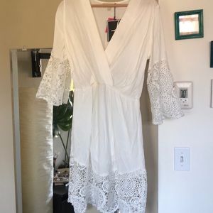 White Lace Bohme Dress